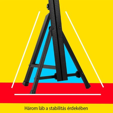 Asztali Festőállvány, Alumínium - MEEDEN Aluminum Adjustable Tabletop Easel