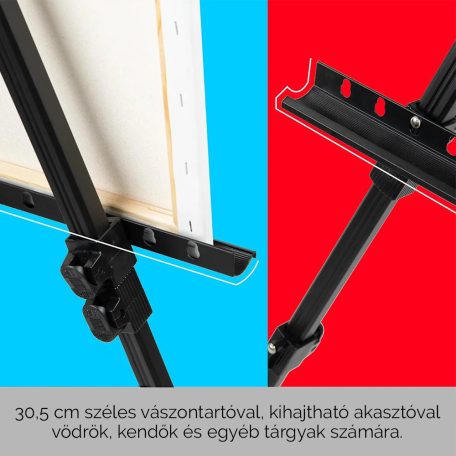 Tábori festőállvány - MEEDEN Alumínium terepállvány hordtáskával