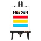 Asztali Festőállvány, fekete fenyő - MEEDEN A-Frame Tabletop Easel 40,5cm