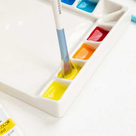 Színkeverő paletta - Meeden 18-Well Porcelain Artist Paint Palette