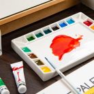 Színkeverő paletta - Meeden 18-Well Porcelain Artist Paint Palette