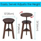 Állítható Rajzszék, Rajzasztalhoz - MEEDEN Vintage Wood Stool