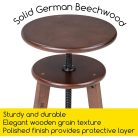 Állítható Rajzszék, Rajzasztalhoz - MEEDEN Vintage Wood Stool