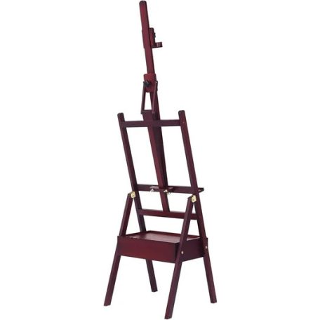 Festőállvány, műtermi, fiókos, előredönthető - MEEDEN Tilt H-Frame Studio Easel