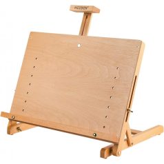   M-ART Könnyű asztali festőállvány rajzlaptartóval, bükkfa - MEEDEN H-Frame Adjustable Tabletop Easel