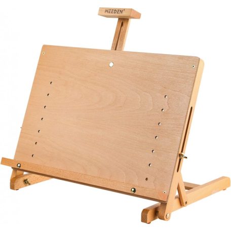 Festőállvány bükkfából - Nagy "H" keretes állítható asztali - MEEDEN Large H-Frame Adjustable Tabletop Easel