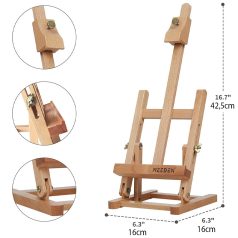   Akrilfesték készlet festőállvánnyal - MEEDEN 22 Acrylic Painting Set with Table Easel