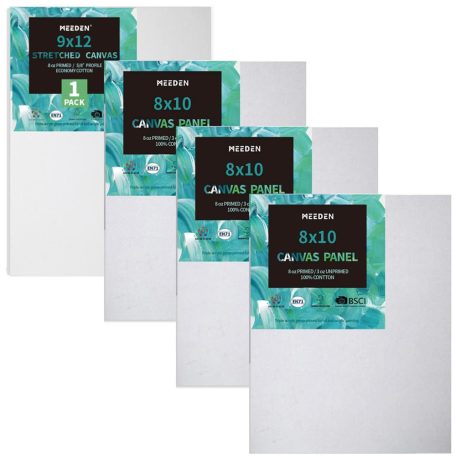 Akrilfesték készlet festőállvánnyal - MEEDEN 22 Acrylic Painting Set with Table Easel