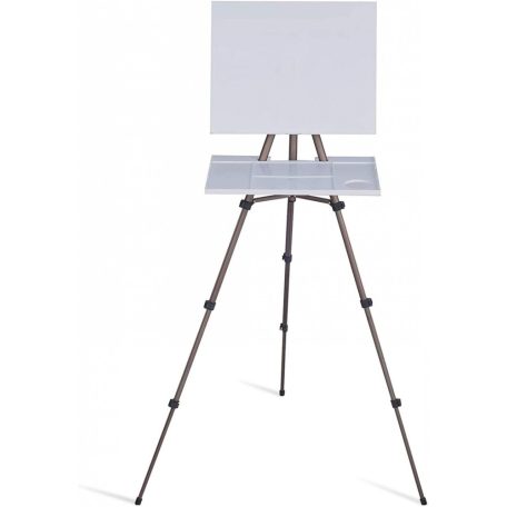 M-ART Ultrakönnyű, tábori festőállvány, gyorsrögzítés, rögzíthető rajztábla, 165 cm
