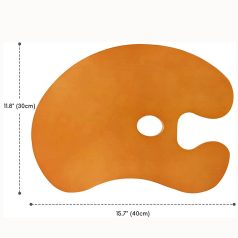  Festőpaletta - MEEDEN Wooden Oil Finished Palette 15.7"x11.8"