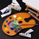 Festőpaletta - MEEDEN Wooden Oil Finished Palette 15.7"x11.8"