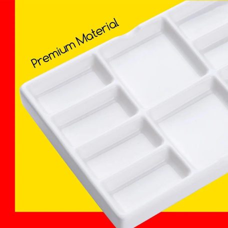 Színkeverő paletta -  MEEDEN 14 lyukú kerámia paletta