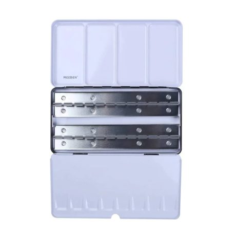 M-ART MEEDEN Akvarell szilketartó fémből - 48 félszilke vagy 24 egész szilke részére - Fekete külsővel