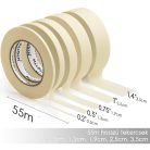 Festőszalag készlet - MEEDEN 5 Pack Art Tape 0.2",0.5",0.75",1.0",1.4" (55m) maszkolószalag
