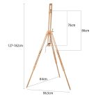 Festőállvány, Tábori, Összecsukható - MEEDEN Tripod Field Easel with Carrying Case