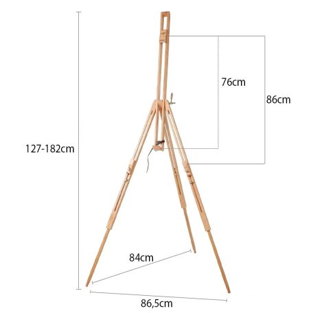 Festőállvány, Tábori, Összecsukható - MEEDEN Tripod Field Easel with Carrying Case