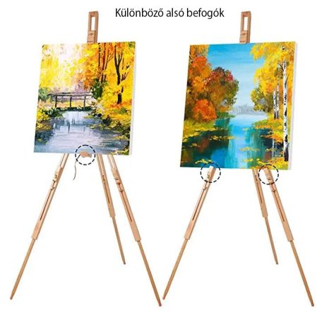 Festőállvány, Tábori, Összecsukható - MEEDEN Tripod Field Easel with Carrying Case