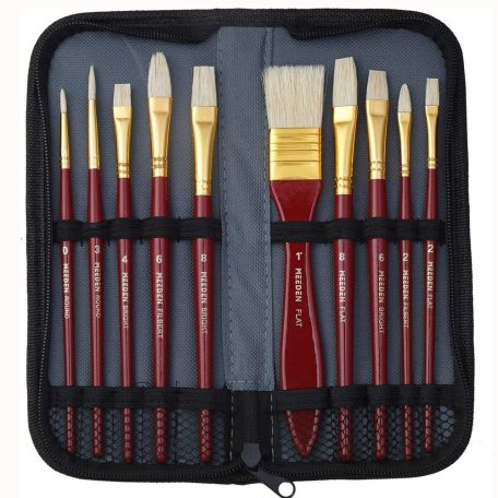 Olajfestő készlet asztali festőállvánnyal - MEEDEN Oil Painting Set with Solid Beech Wood Table Easel