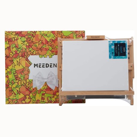 Olajfestő készlet asztali festőállvánnyal - MEEDEN Oil Painting Set with Solid Beech Wood Table Easel