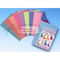   Kartonpapír - Különböző színű oldalú kartonpapír csomag, Pasztell színek