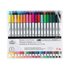   Royal Tűfilc készlet, 0,4 mm - Háromszög alakú tolltest - Royal Fineliner 36 színű készlet