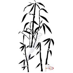 Fekete falmatrica - Bambusz #77