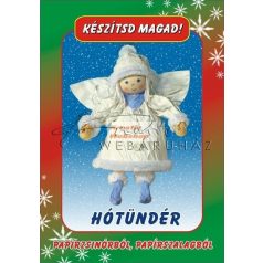 Készítsd magad! Papírfigura - Hótündér