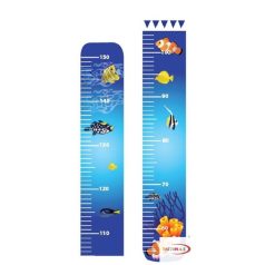   Magasságmérő falmatrica - Színes halak magasságmérő kicsiknek