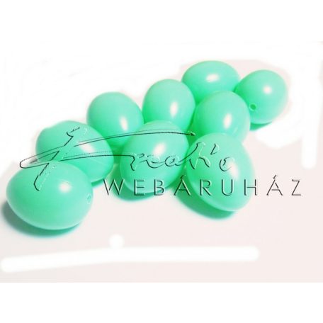 Műanyag tojás 4,5 cm Halványzöld