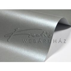 Metál fényű papír - Mélyezüst színű metál-fényű fényű MagnaMet karton papír 220g Kétoldalas - 5 lap