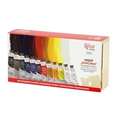   Olajfesték készlet - Rósa Gallery - 12 x 45 ml tubusos - kartondobozban