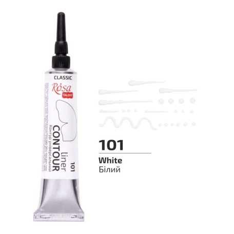 Univerzális Kontúrozó, 20 ml, tubusos - Fehér