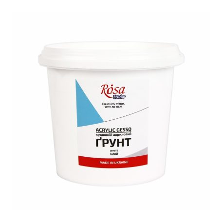 Gesso 280ml - Acrylic Gesso ROSA Studio - Fehér 280 ml (350g)
