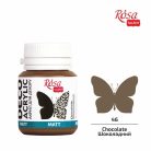 Akrilfesték - Rósa Talent Matt 20 ml - Csokoládé