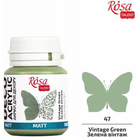 Akrilfesték - Rósa Talent Matt 20 ml - Vintage zöld47