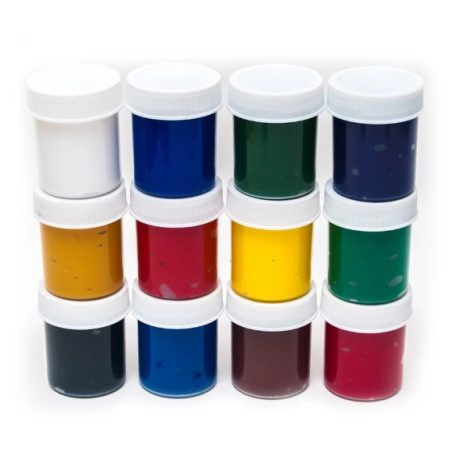 Tempera készlet - Rósa Studio - 12 x 20 ml tégelyes - kartondobozban