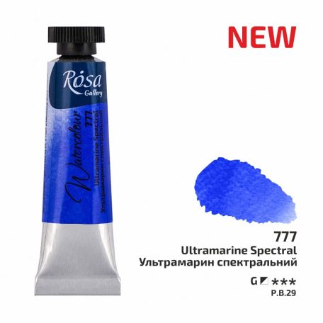 Rósa Gallery akvarell festék - tubus 10 ml - Intenzív Ultramarin 777