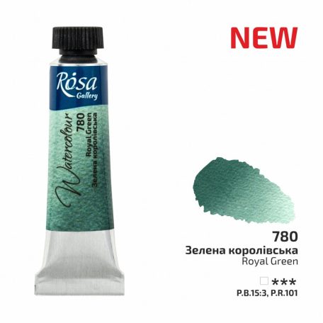 Rósa Gallery akvarell festék - tubus 10 ml - Kvarc zöld 786