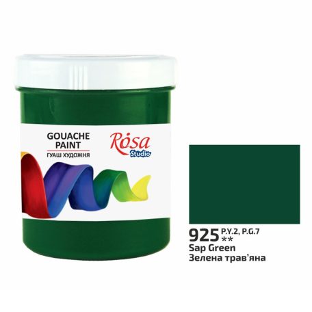 Rósa Gouache Studio színenként - 100 ml tégelyes - Nedvzöld - 925