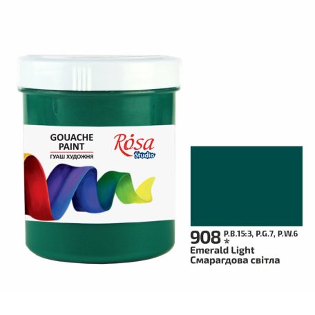 Rósa Gouache Studio színenként - 200 ml Utántöltő - Smaragdzöld -908