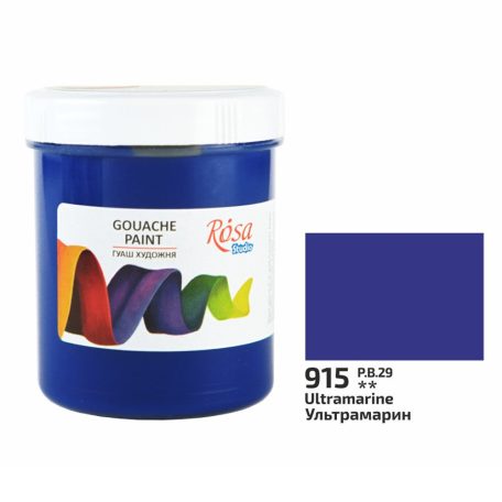 Rósa Gouache Studio színenként - 200 ml Utántöltő - Ultramarin - 915