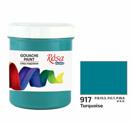 Rósa Gouache Studio színenként - 200 ml Utántöltő - Türkíz -917