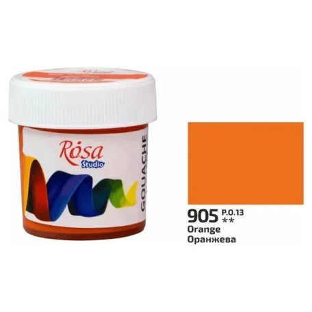 Rósa Gouache Studio színenként - 20 ml tégelyes - Narancs - 905