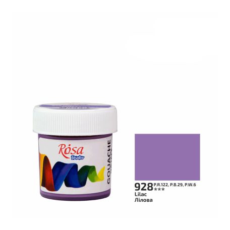 Rósa Gouache Studio színenként - 20 ml tégelyes - Lila - 928