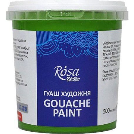 Rósa Gouache Studio színenként - 500 ml vödörben - Világoszöld - 910