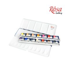 Akvarellfesték készlet, szilkés - Rósa Gallery Portrait - 14 x 2,5 ml - fémdobozos - Új kiszerelés
