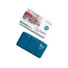 Akvarellfesték készlet, szilkés - Rósa Gallery Urban Sketching Türkiz - 12 x 2,5 ml - fémdobozos