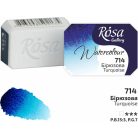 Rósa Gallery akvarell festék - egész szilke 2,5 ml - Türkiz 714            