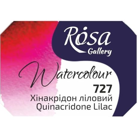 Rósa Gallery akvarell festék - egész szilke 2,5 ml - Kinakridon lila 727