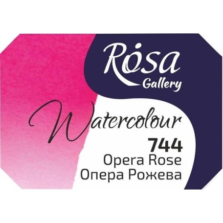 Rósa Gallery akvarell festék - egész szilke 2,5 ml - Opera rózsaszín 744